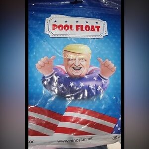 New! Trump Patriotic Pool Float